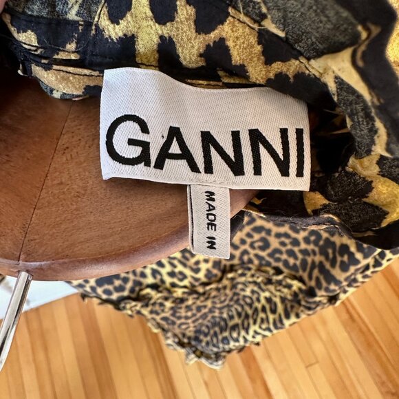 Ganni Bijou Short Dress Animal print size 40/M - Picture 6 of 6